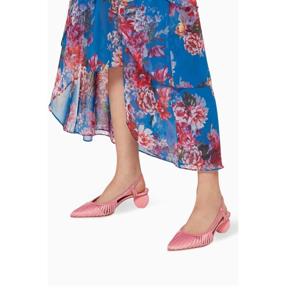 ๐CULT GAIA๐ Alia Slingback Mule Heels ~ Pink - Picture 9 of 16